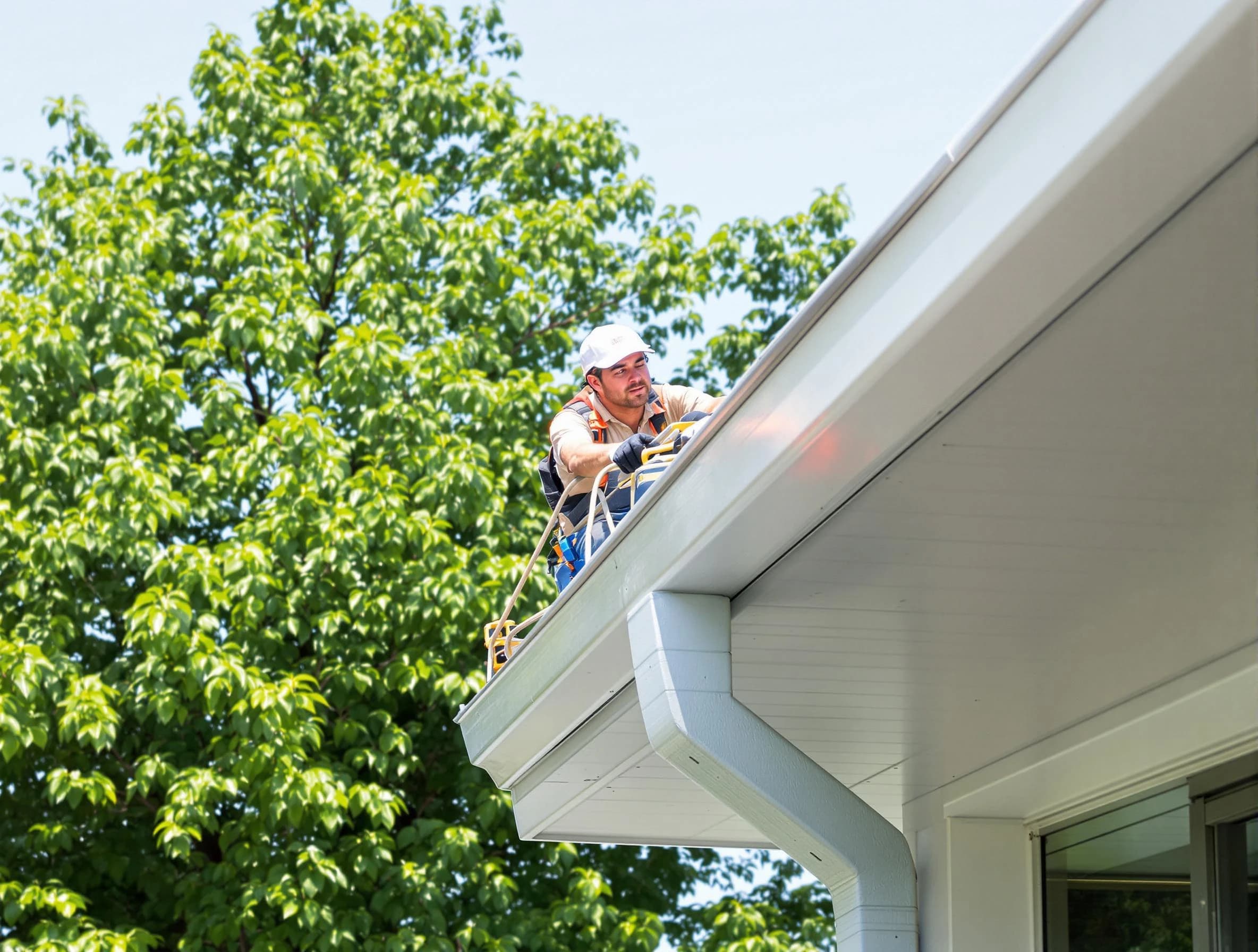 Berea Roofing Company expert examining roof shingles in Berea, OH