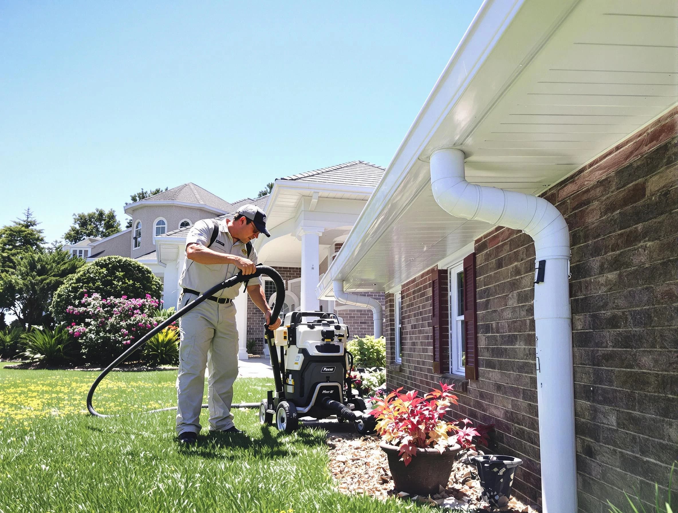 Downspout Cleaning in Berea